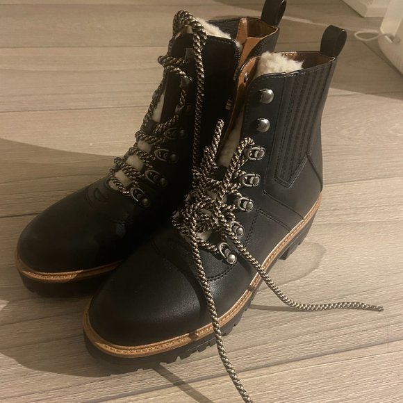 American Eagle Lace Up Boots-Never worn - Picture 2 of 5